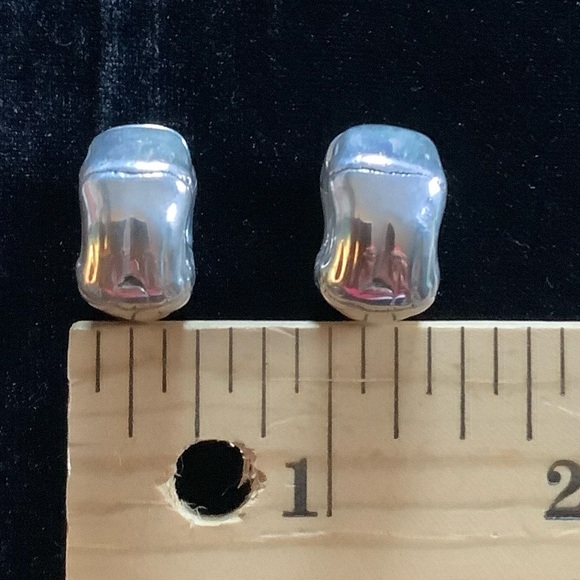 John Hardy Bamboo Sterling Silver Huggie Earrings. Perfect  Vintage Condition! - Picture 6 of 10